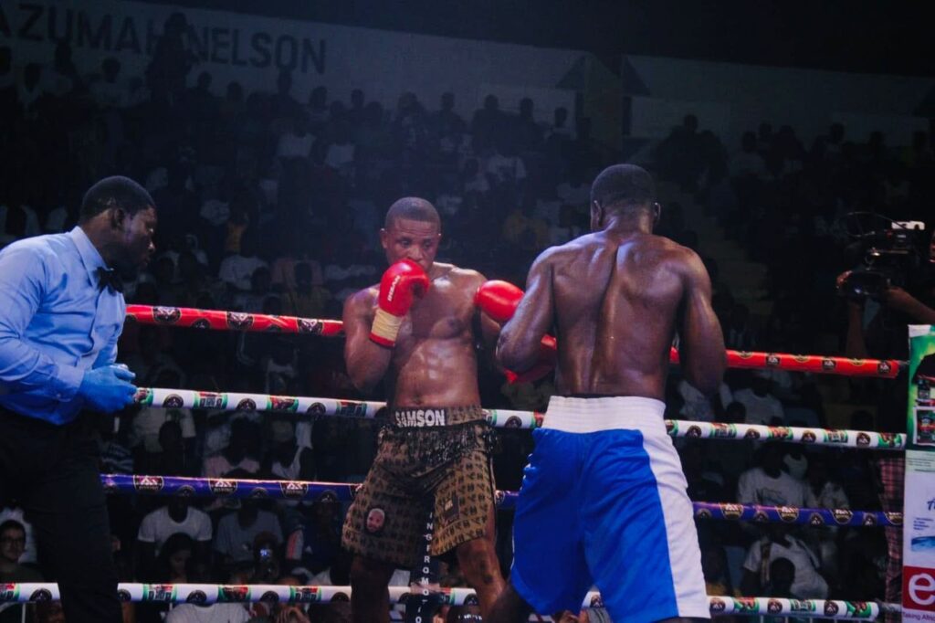 SAMSON SOLOMON wins HARDEST Match Yet: A Night of Drama in Accra Boxing