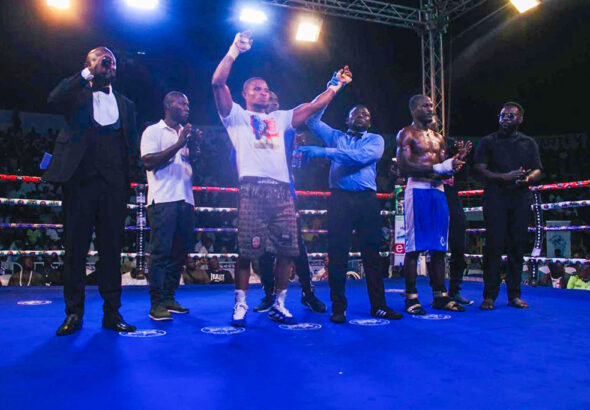 SAMSON SOLOMON wins HARDEST Match Yet: A Night of Drama in Accra Boxing